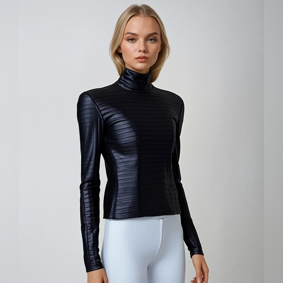 Balmain Signature Leather Long Sleeve - Picture 5 of 15